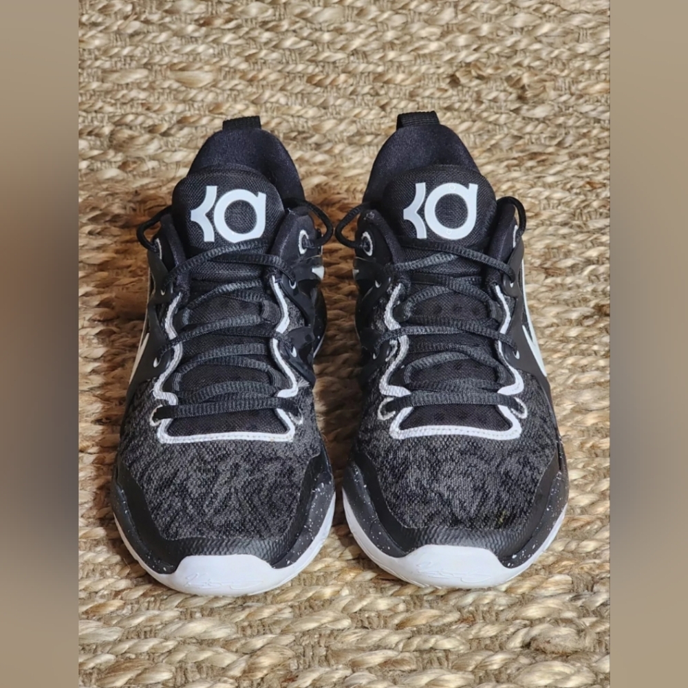 Nike KD 15 TB Black/White Speckled Basketball Shoes Men's Size 7.5 DO9826-002 - Picture 3 of 9